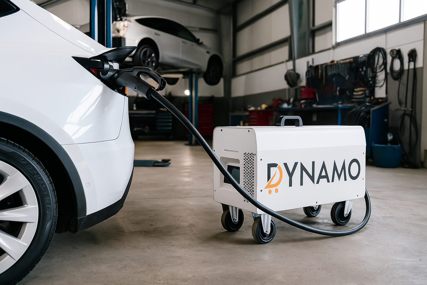 Dynamo 20kW - 40kW Battery Pack Portable Shop portable DC Fast Charger