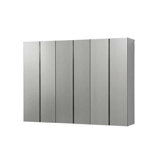 Nova Series - Garage Cabinet Set D, 3 Piece, Soft Closing, Wall Mounted - Metallic Gray