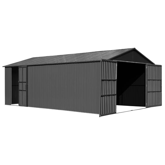12x20FT Outdoor Metal Garage Shed