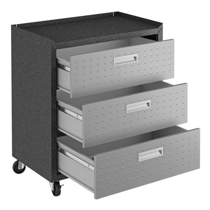 Fortress -3 Drawer Rolling Garage Cabinet
