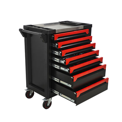 7 Drawer SPCC Rolling Tool Chest with 258-PCS Complete Tool Set