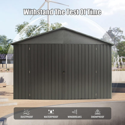 12x25FT Outdoor Metal Garage Shed