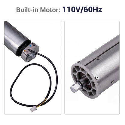 8.5' x 8.5' Motorized Roll-Up Door Kit for Double Garage Metal Shed