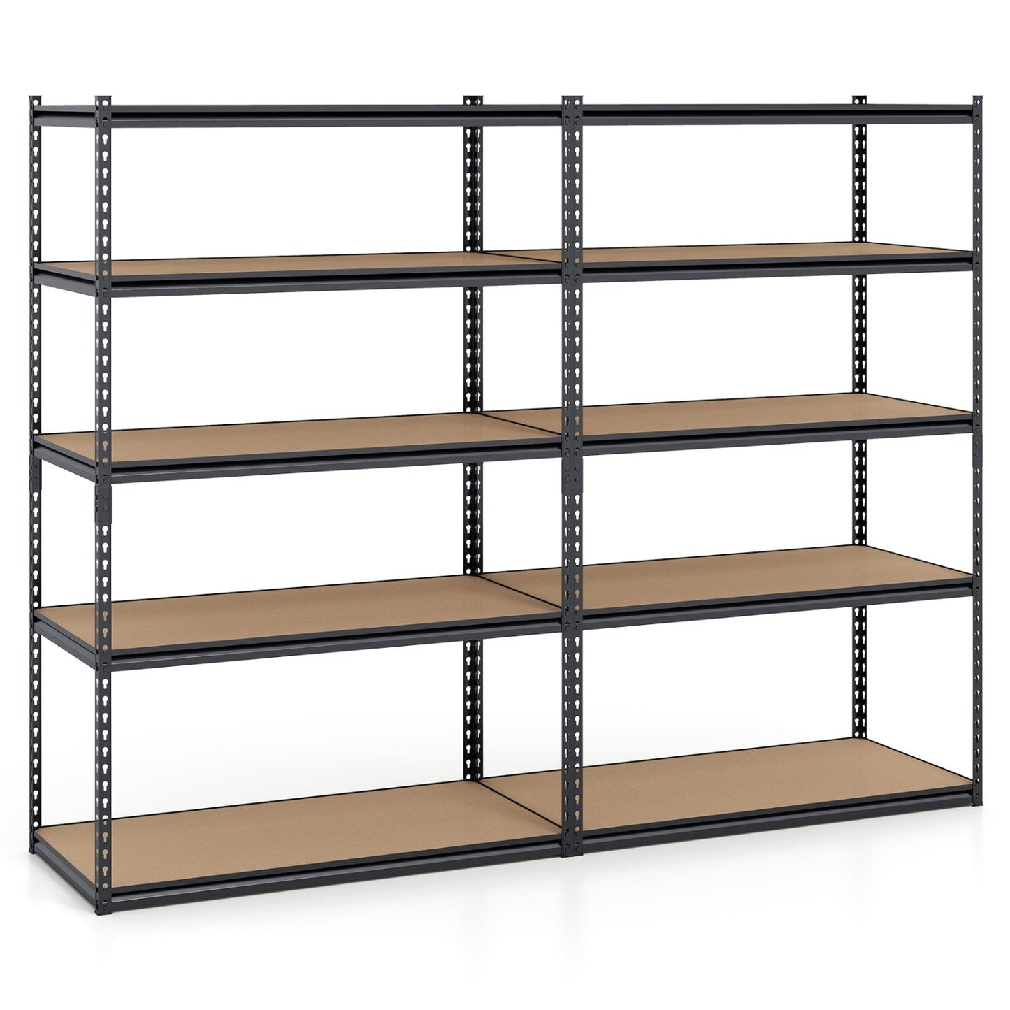 5-Tier Heavy Duty Garage Shelving Unit - 2200 LBS Capacity