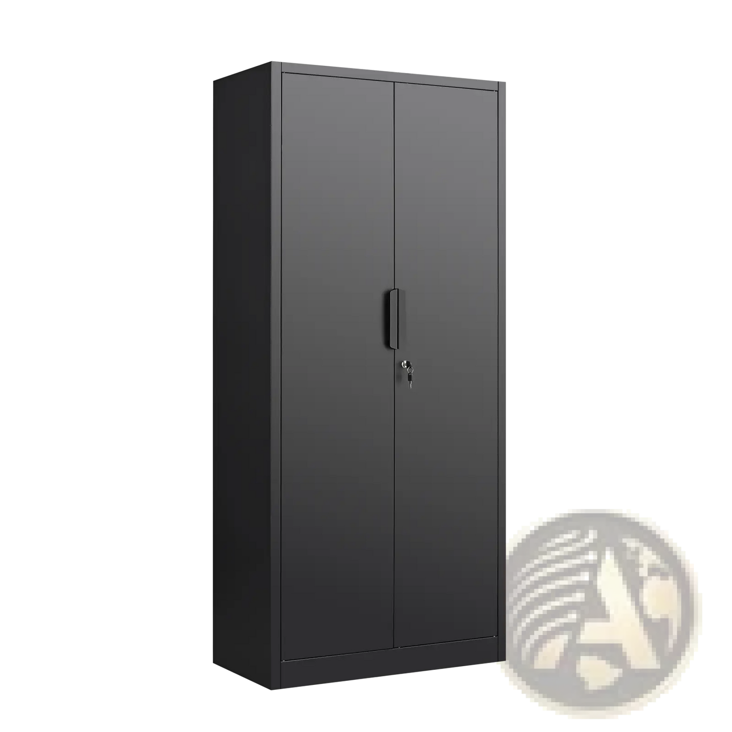 70 Inch Steel Locking File Cabinet with 4 Shelves