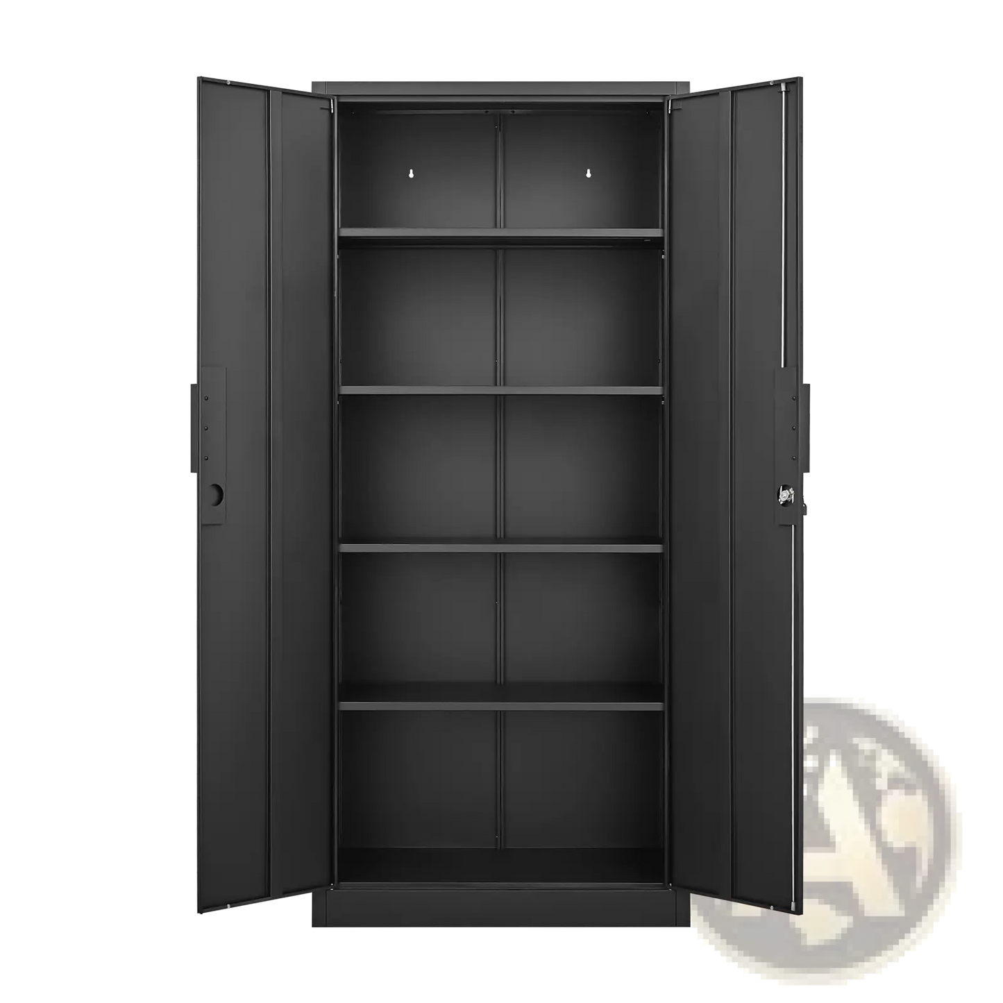 70 Inch Steel Locking File Cabinet with 4 Shelves