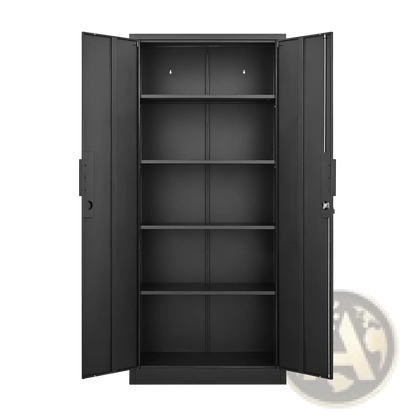 70 Inch Steel Locking File Cabinet with 4 Shelves