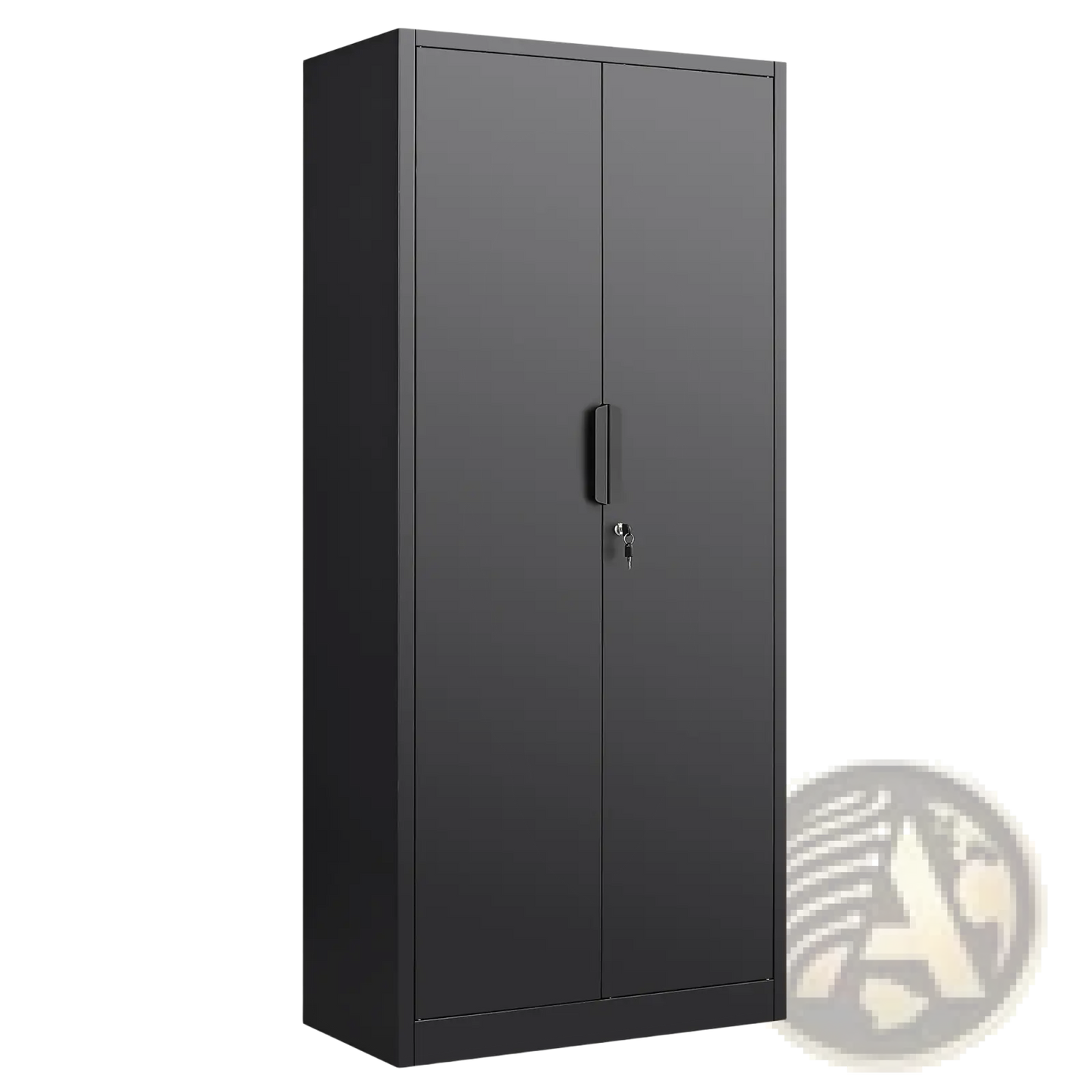 70 Inch Steel Locking File Cabinet with 4 Shelves