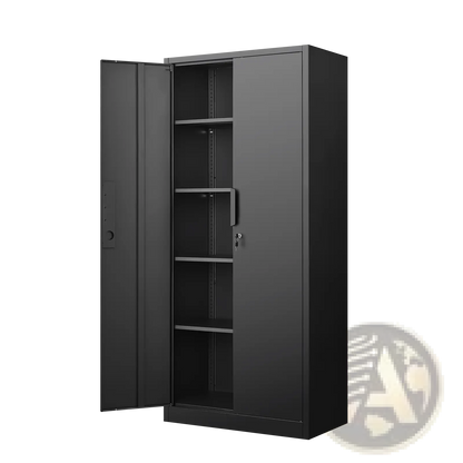 70 Inch Steel Locking File Cabinet with 4 Shelves