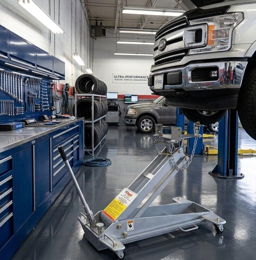 1521A 1,000 Lb. Low-Lift Transmission Jack - 6.5" to 29.5" Lift Range