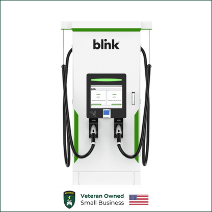 Blink 120kW Charging Station – Dual Port Level 3 Free Standing DC Fast Charger + 1 Year Network Bundle