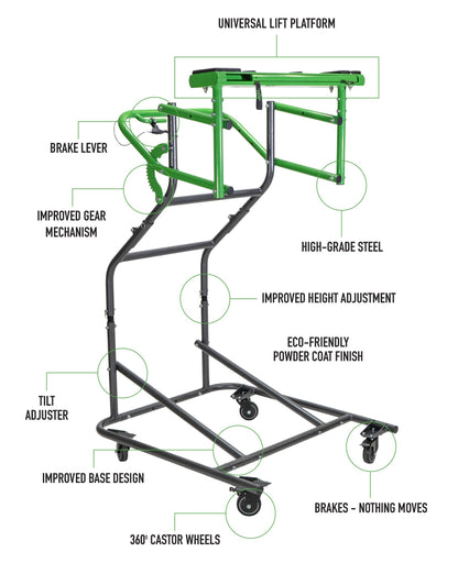 TopLift Pro V2.0 - Hardtop Removal & Storage Tool for Jeep Wrangler and Ford Bronco