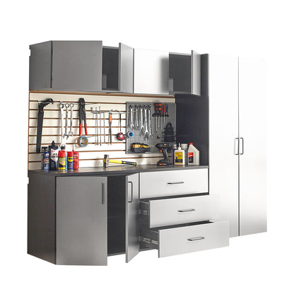 Astro Series 96 in. W x 79 in. H x 20 in. D Garage Cabinet Set B