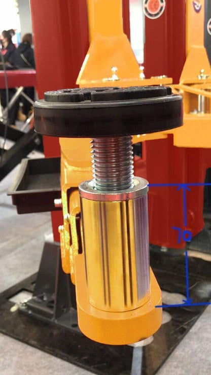 12000 Lbs Extra Height 167Inch 2 Post Lift Two Post Car Lift AK-M120 Auto Lift Car Lift Hoist 2 Post Car Lift (Extra Height, Red)