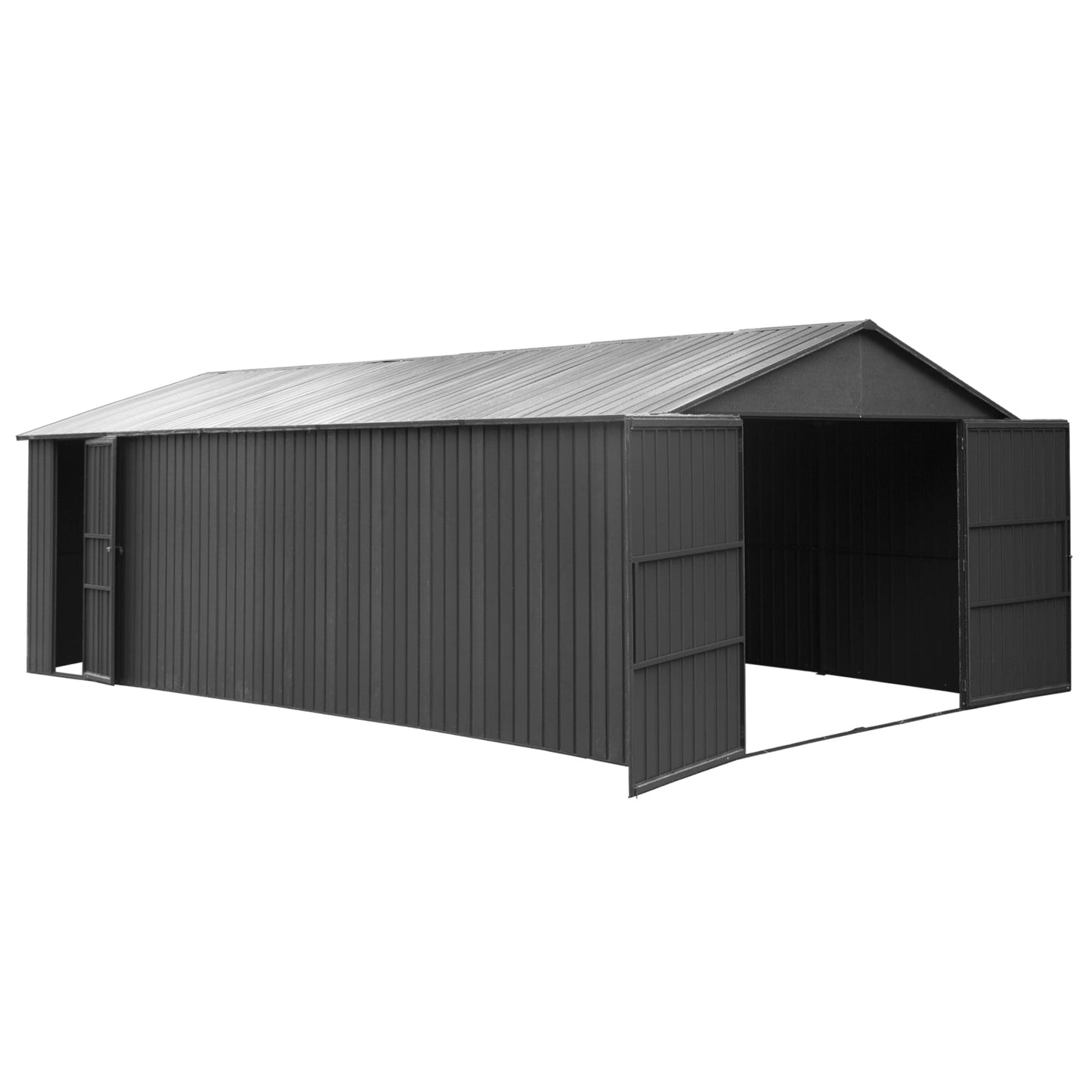 12x25FT Outdoor Metal Garage Shed
