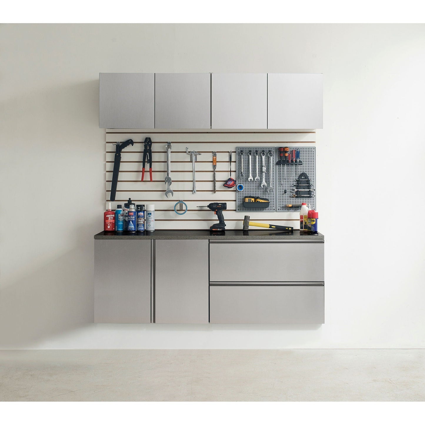 Nova Series - Garage Cabinet Set C - Metallic Gray
