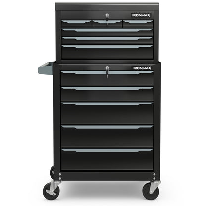 Rolling Steel Tool Chest with 11 Drawers & Locking System
